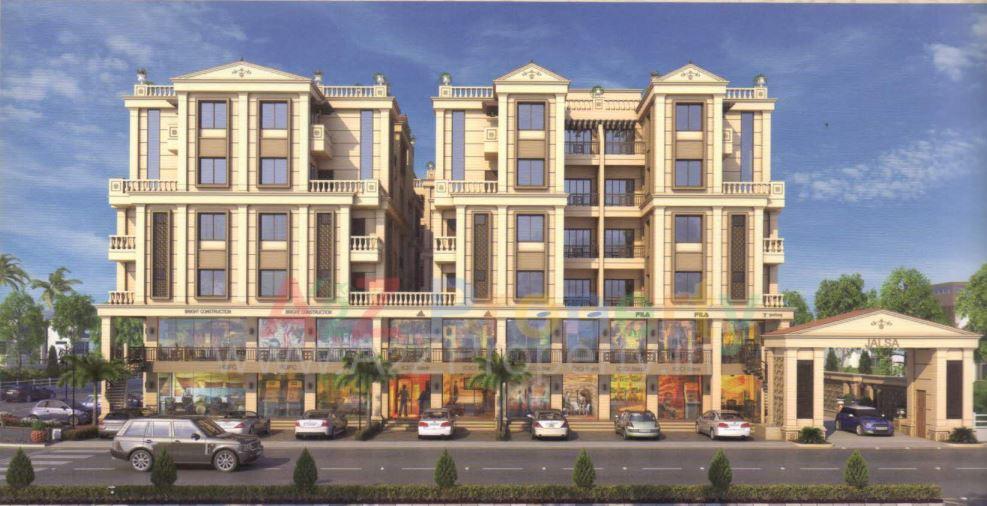 3D Elevation of real estate project Jalsa located at Sevasi, Vadodara, Gujarat