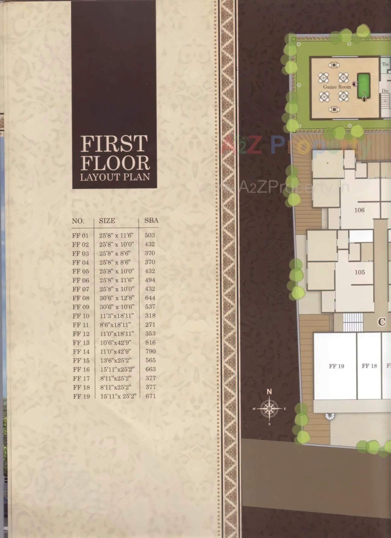 Layout of real estate project Jalsa located at Sevasi, Vadodara, Gujarat