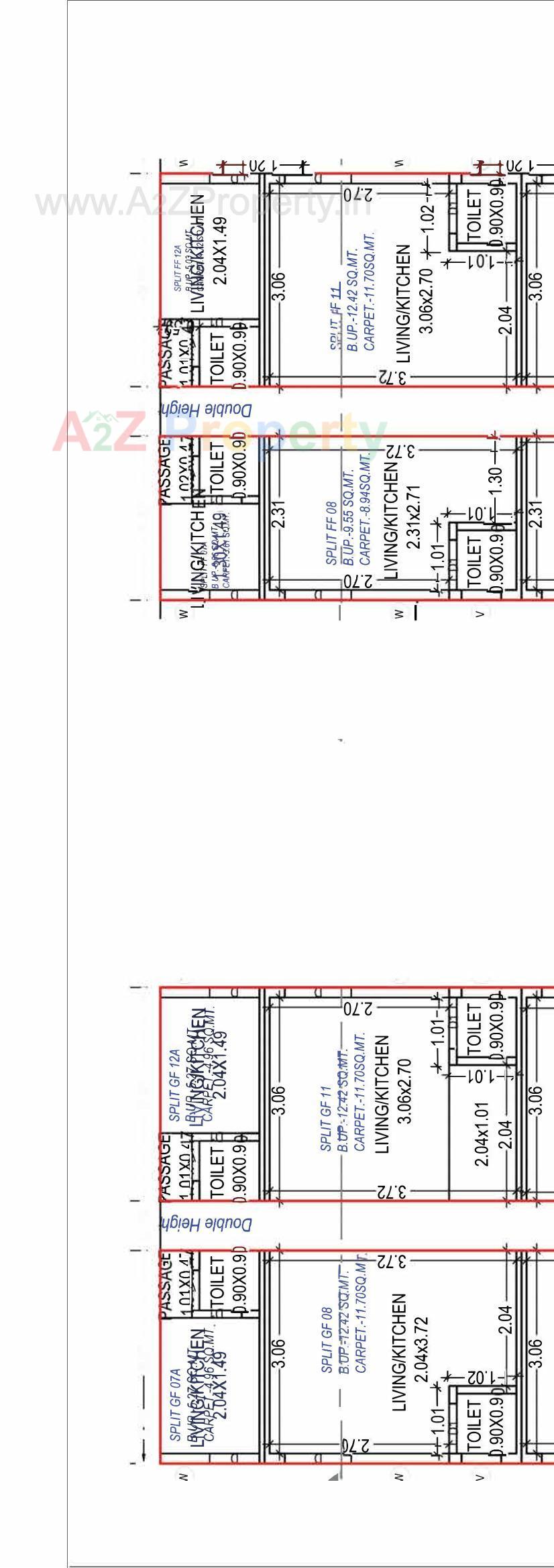 Layout of real estate project Jayshree Avenue located at Karjan, Vadodara, Gujarat