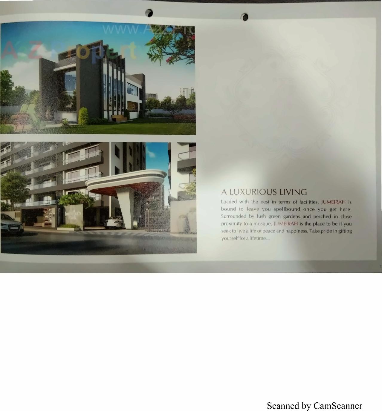 3D Elevation of real estate project Jumeirah Park located at Tandalaja, Vadodara, Gujarat