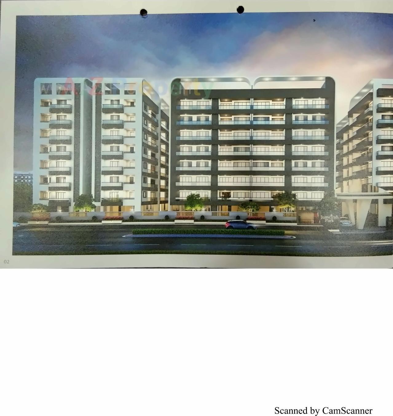 3D Elevation of real estate project Jumeirah Park located at Tandalaja, Vadodara, Gujarat