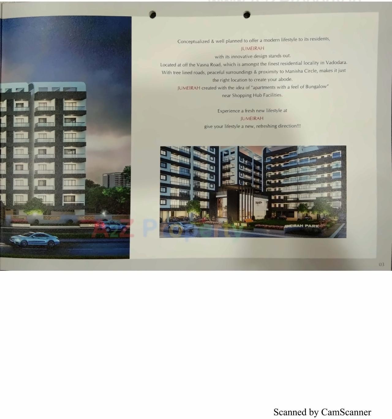  of real estate project Jumeirah Park located at Tandalaja, Vadodara, Gujarat