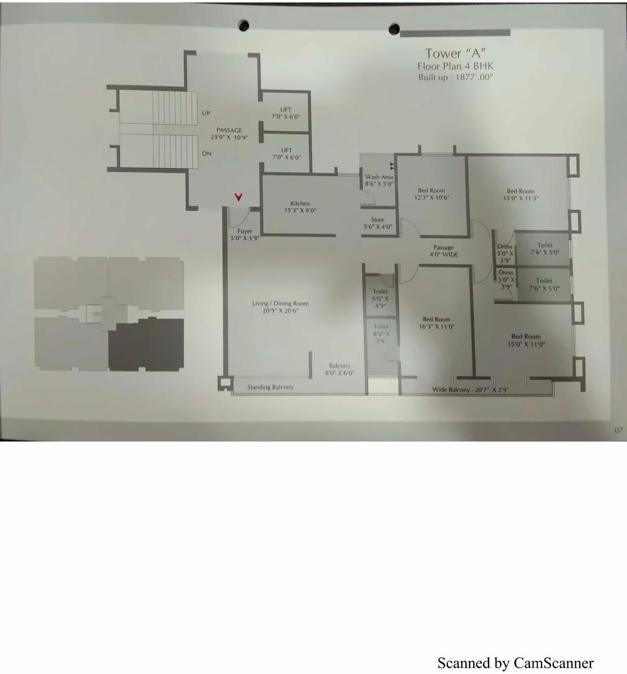 Layout of real estate project Jumeirah Park located at Tandalaja, Vadodara, Gujarat