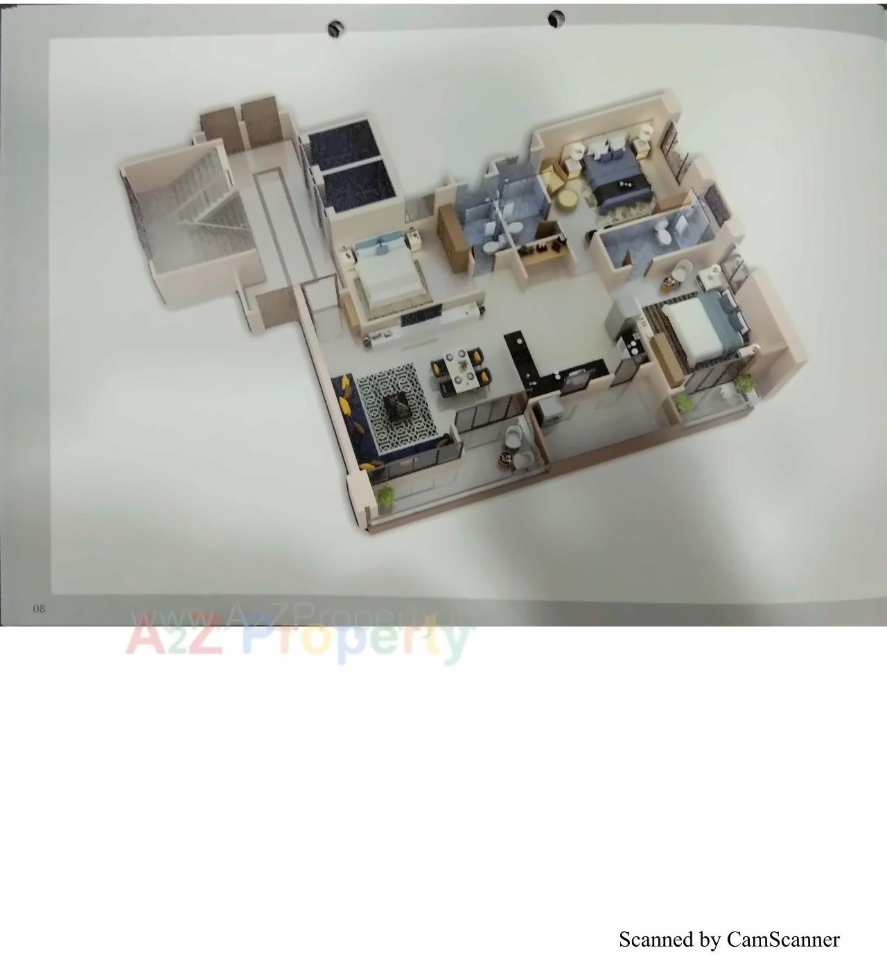 Layout of real estate project Jumeirah Park located at Tandalaja, Vadodara, Gujarat