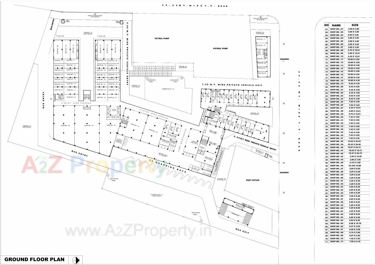 Layout of real estate project Jv Translife located at Nizampura, Vadodara, Gujarat