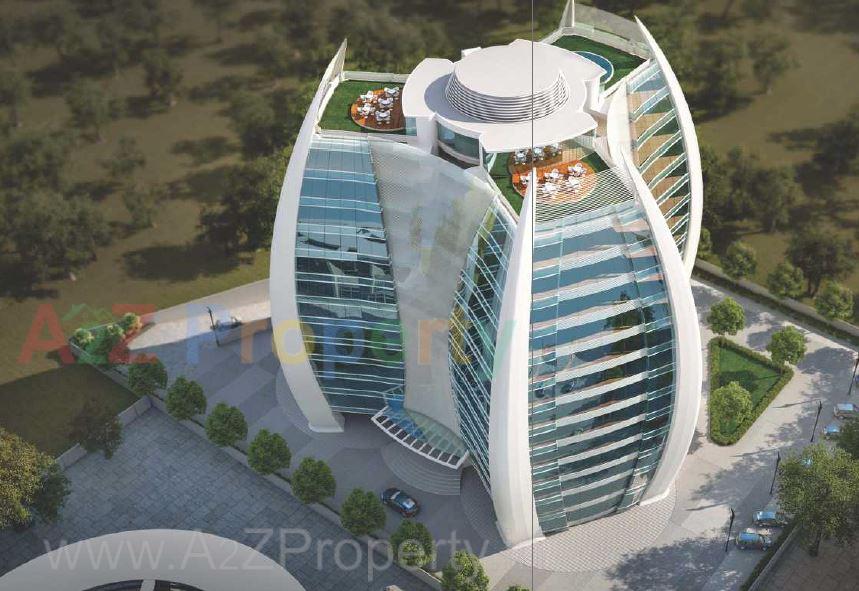 3D Elevation of real estate project K 10 Grand located at Vadiwadi, Vadodara, Gujarat