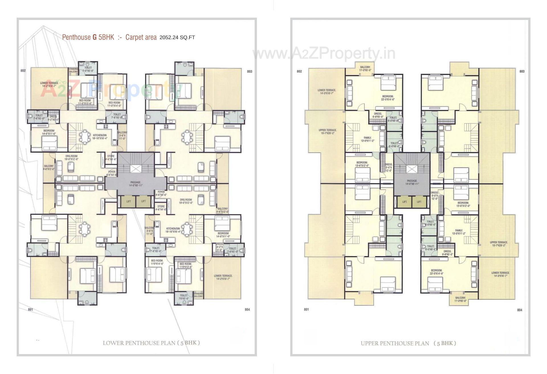 Layout of real estate project Kailash Shikhar located at Atladara, Vadodara, Gujarat