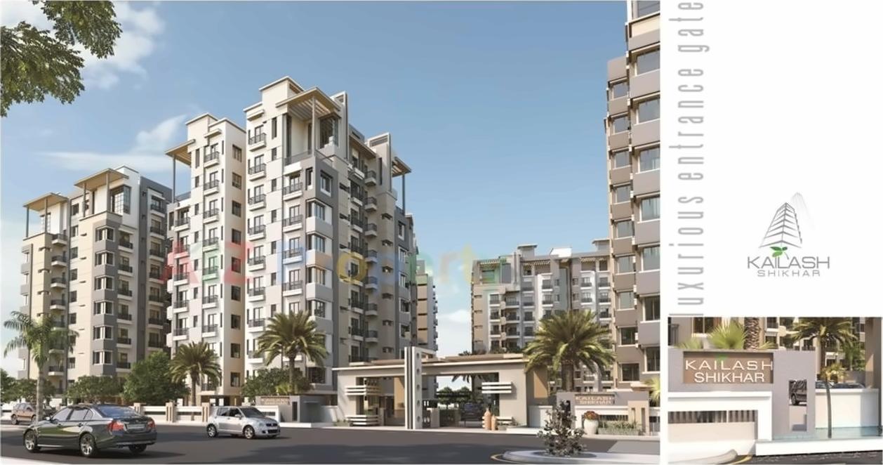 3D Elevation of real estate project Kailash Shikhar located at Atladara, Vadodara, Gujarat