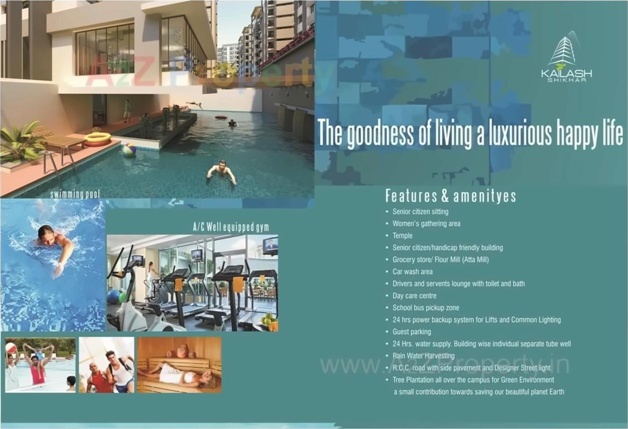 3D Elevation of real estate project Kailash Shikhar located at Atladara, Vadodara, Gujarat