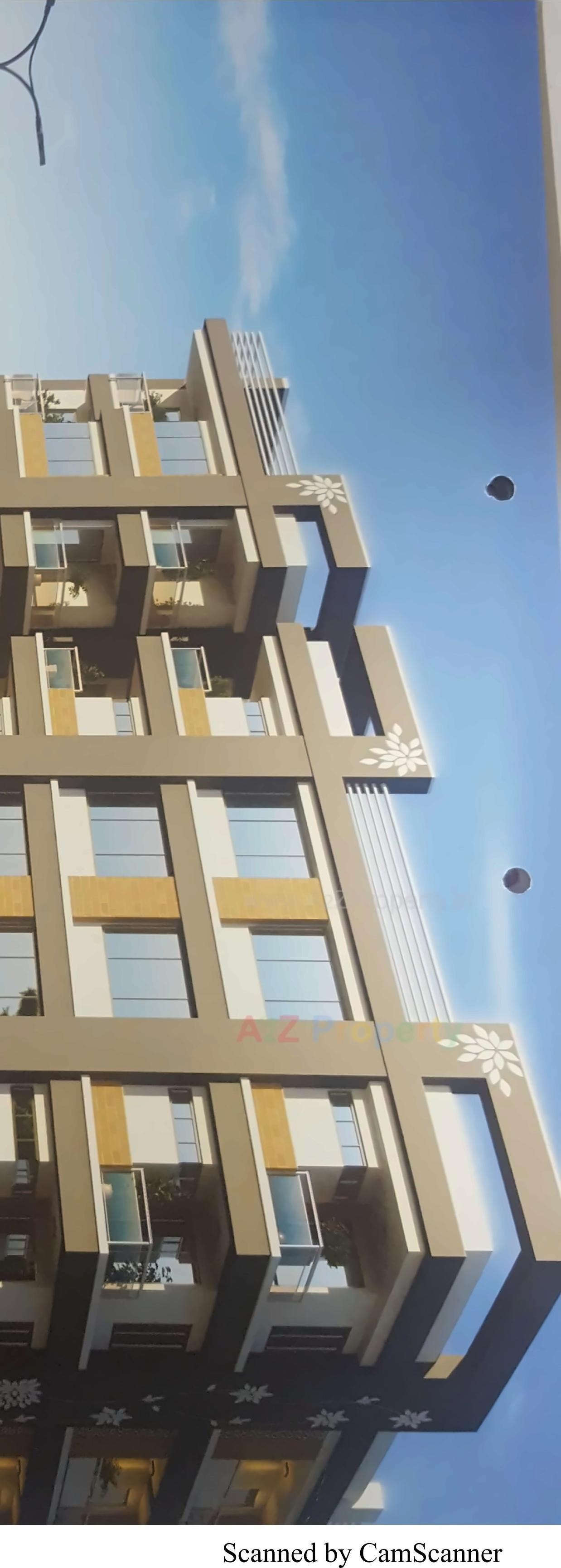 3D Elevation of real estate project Kalash Residency located at Sama, Vadodara, Gujarat