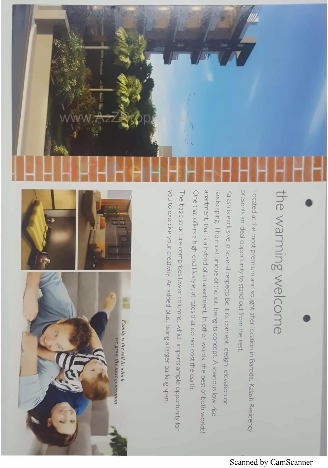  of real estate project Kalash Residency located at Sama, Vadodara, Gujarat