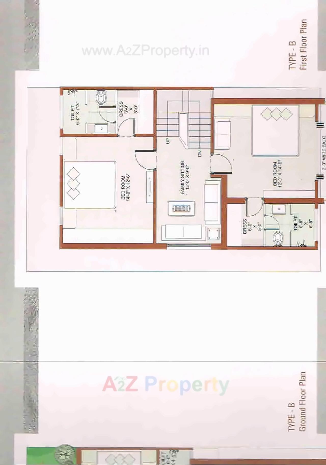 Layout of real estate project Kalash Square   Villas located at Khatamba, Vadodara, Gujarat