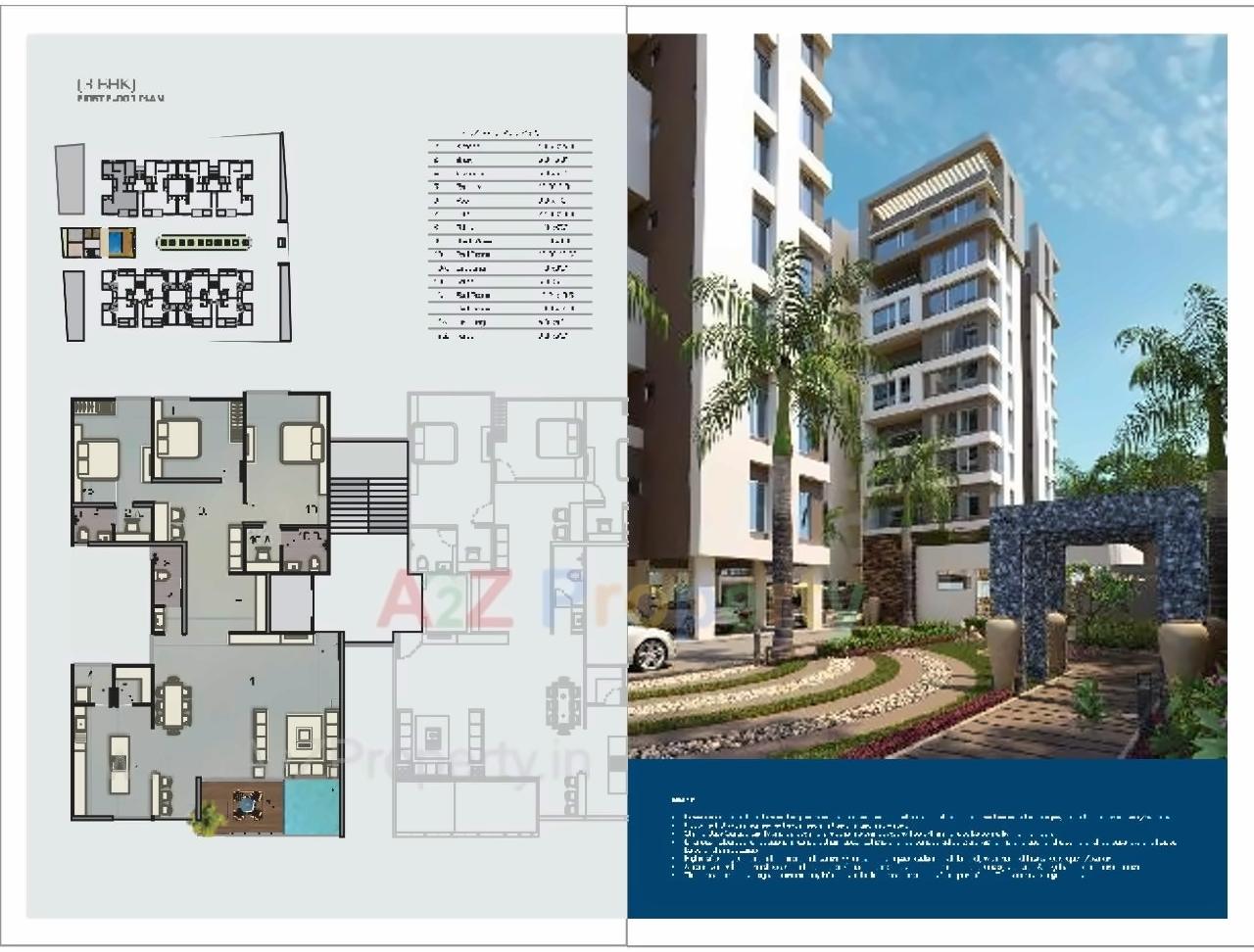 Layout of real estate project Kalp Nishang located at Gotri, Vadodara, Gujarat