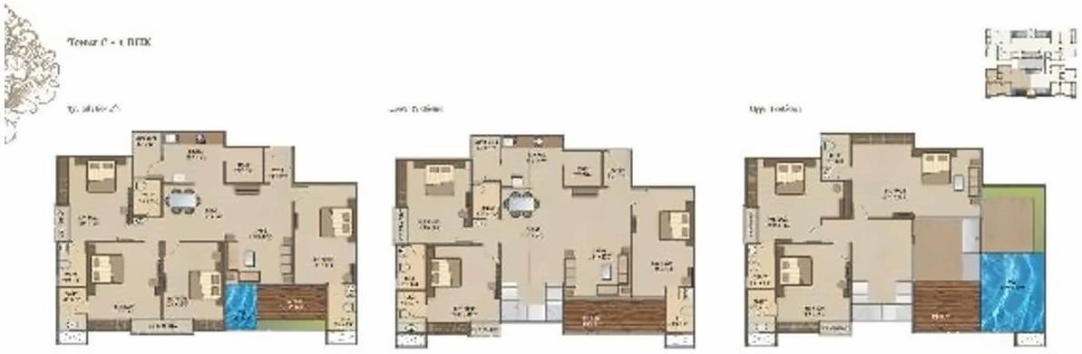 Layout of real estate project Kalp Nishang located at Gotri, Vadodara, Gujarat