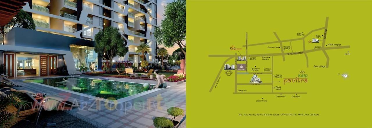  of real estate project Kalp Pavitra located at Gotri, Vadodara, Gujarat