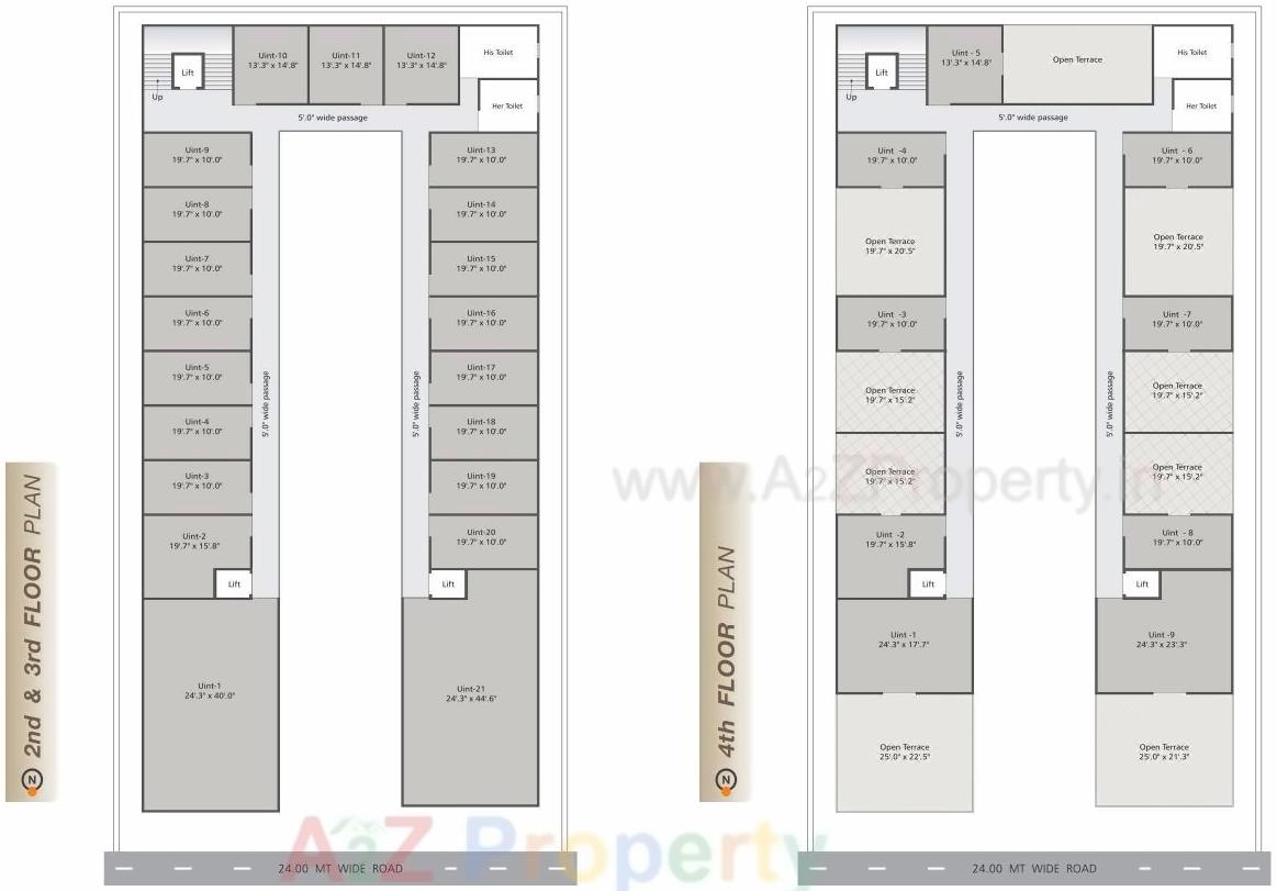 Layout of real estate project Kalyan Hub located at Jetalpur, Vadodara, Gujarat
