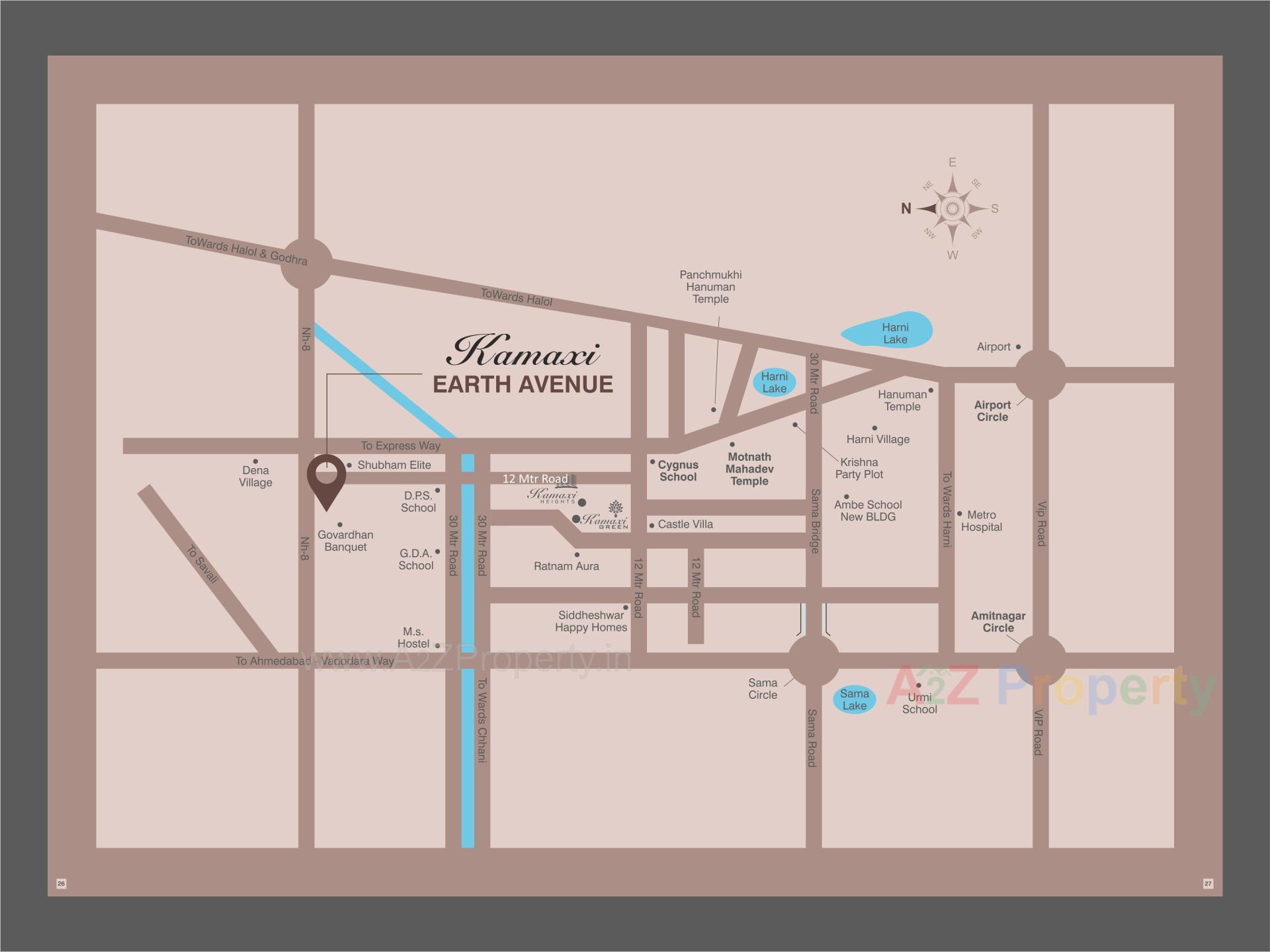  of real estate project Kamaxi Earth Avenue located at Harni, Vadodara, Gujarat