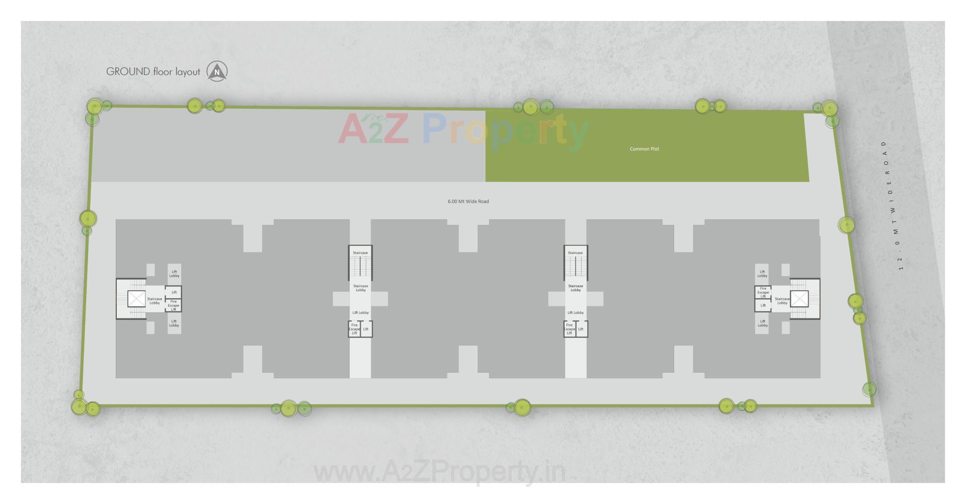 Layout of real estate project Kamaxi Heights located at Harni, Vadodara, Gujarat