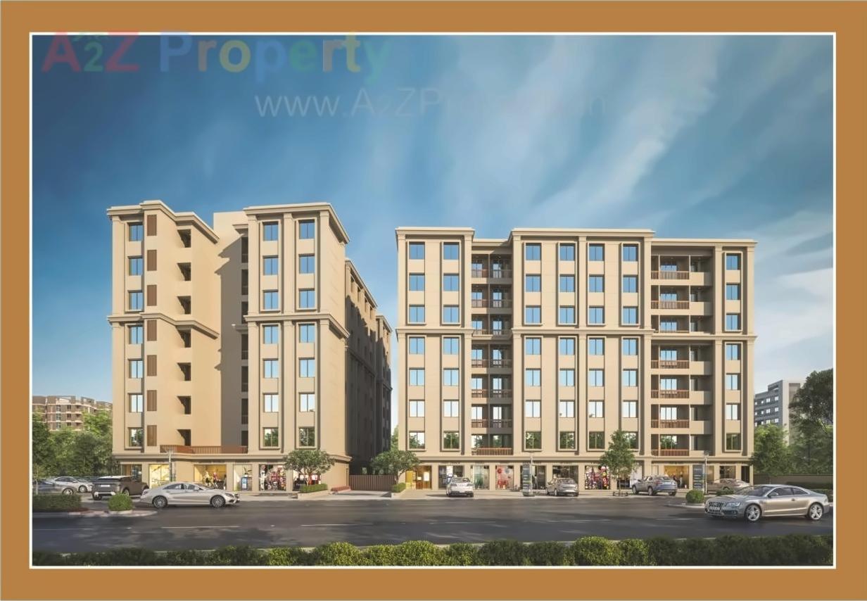 3D Elevation of real estate project Kamdhenu Complex located at Savad, Vadodara, Gujarat