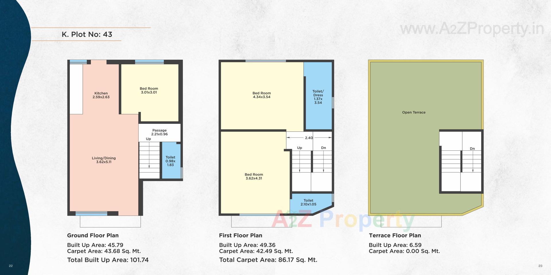 Layout of real estate project Kamdhenu Serenity Villa located at Ankhol, Vadodara, Gujarat