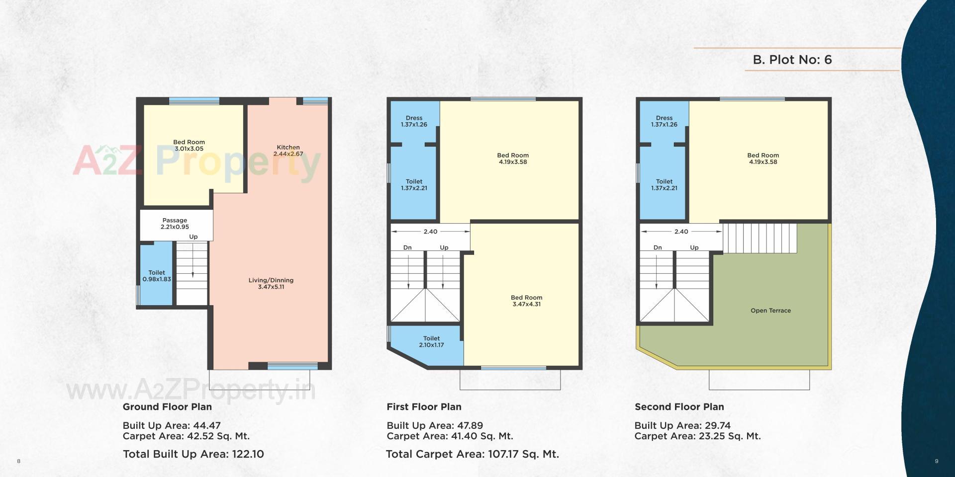 Layout of real estate project Kamdhenu Serenity Villa located at Ankhol, Vadodara, Gujarat