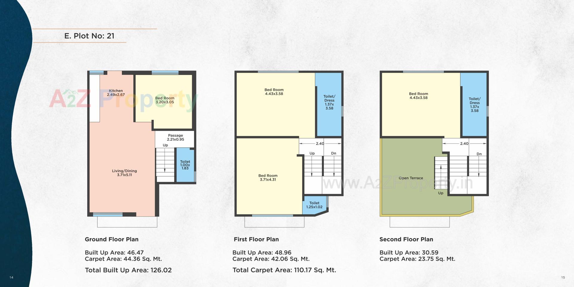 Layout of real estate project Kamdhenu Serenity Villa located at Ankhol, Vadodara, Gujarat