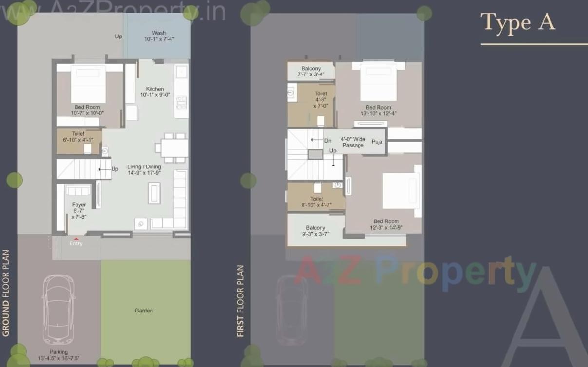 Layout of real estate project Kamdhenu Woods located at Ankhol, Vadodara, Gujarat