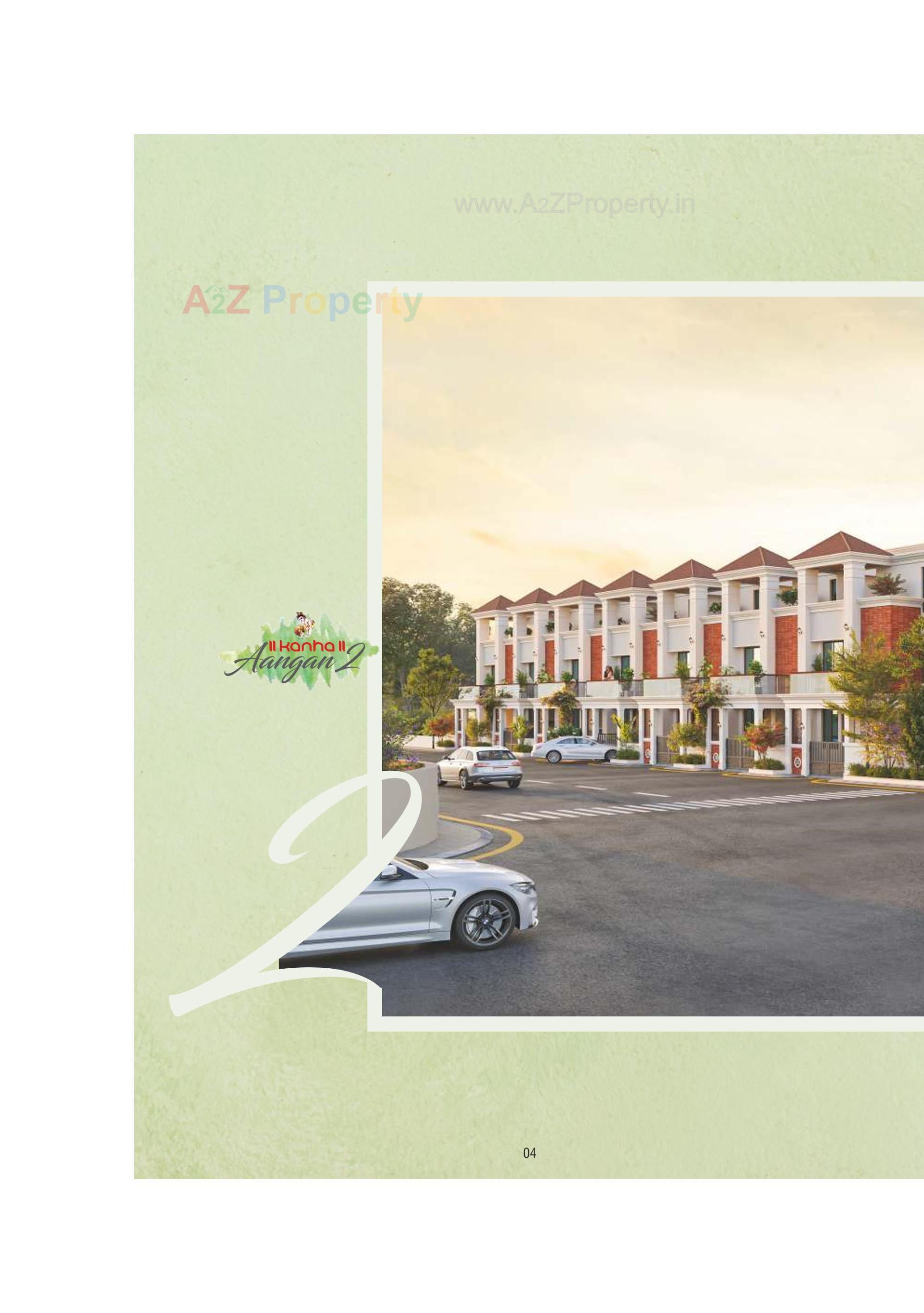 3D Elevation of real estate project Kanha Aangan located at Kapurai , Vadodara, Gujarat