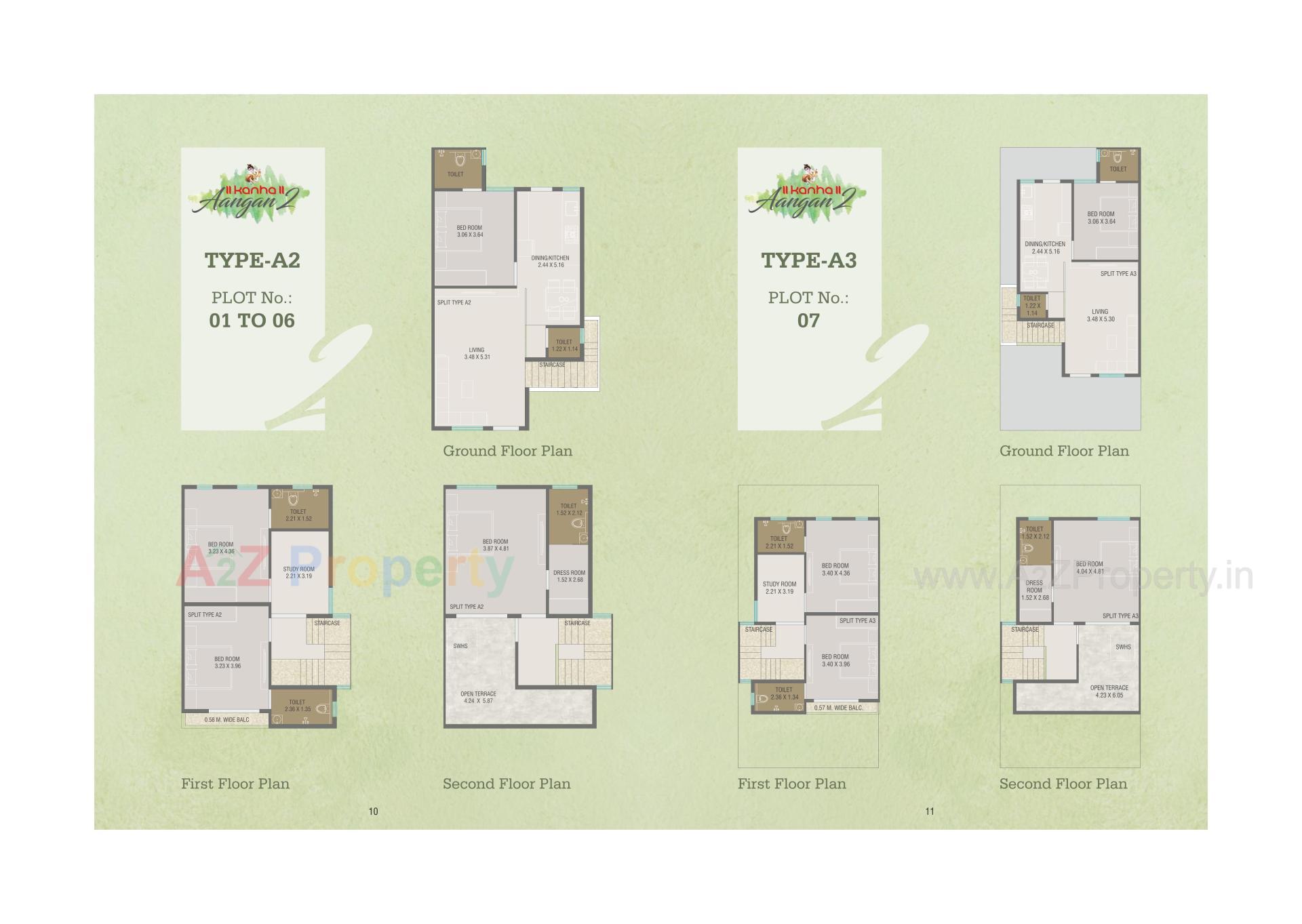 Layout of real estate project Kanha Aangan located at Kapurai , Vadodara, Gujarat
