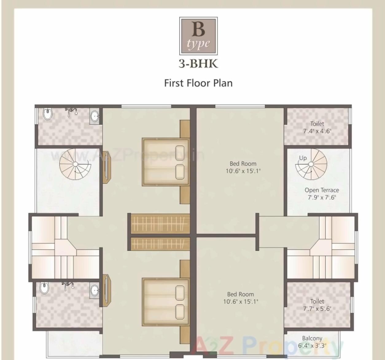 Layout of real estate project Kanha Aangan located at Khatamba, Vadodara, Gujarat