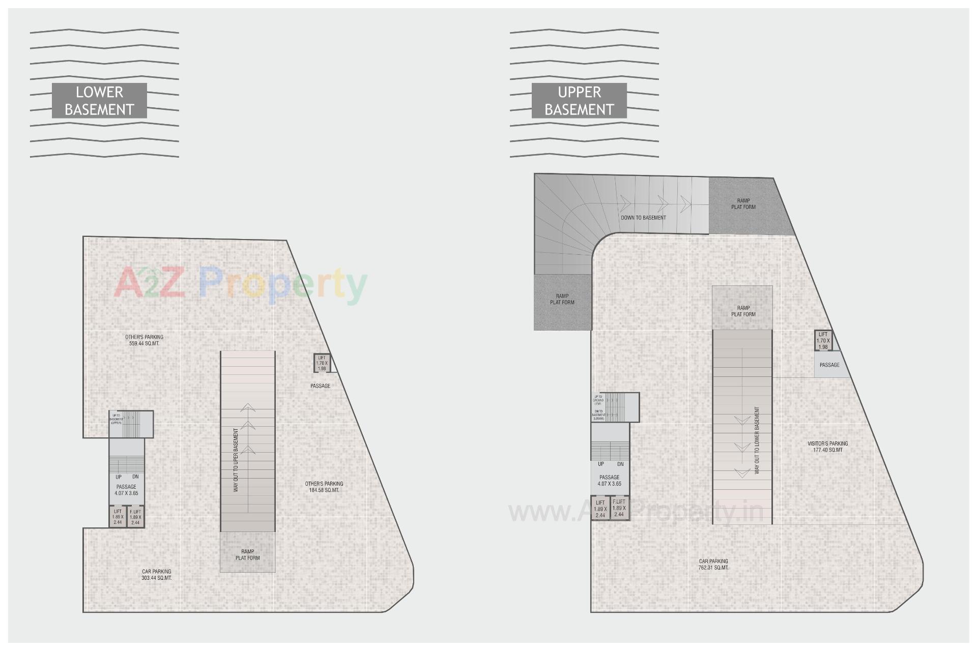 Layout of real estate project Kanha Aerocity located at Sayajipura, Vadodara, Gujarat