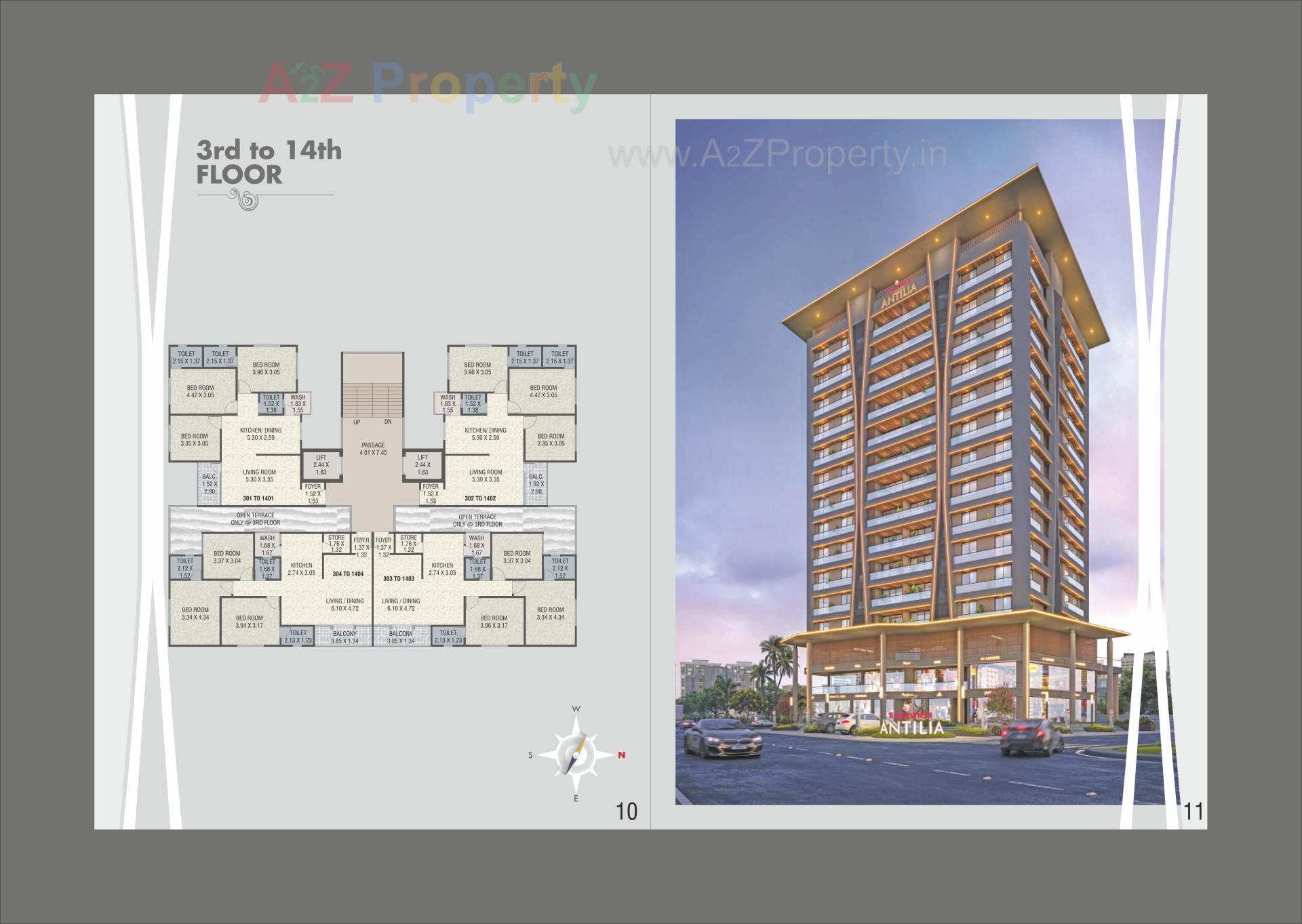 Layout of real estate project Kanha Antilia located at Kapurai, Vadodara, Gujarat