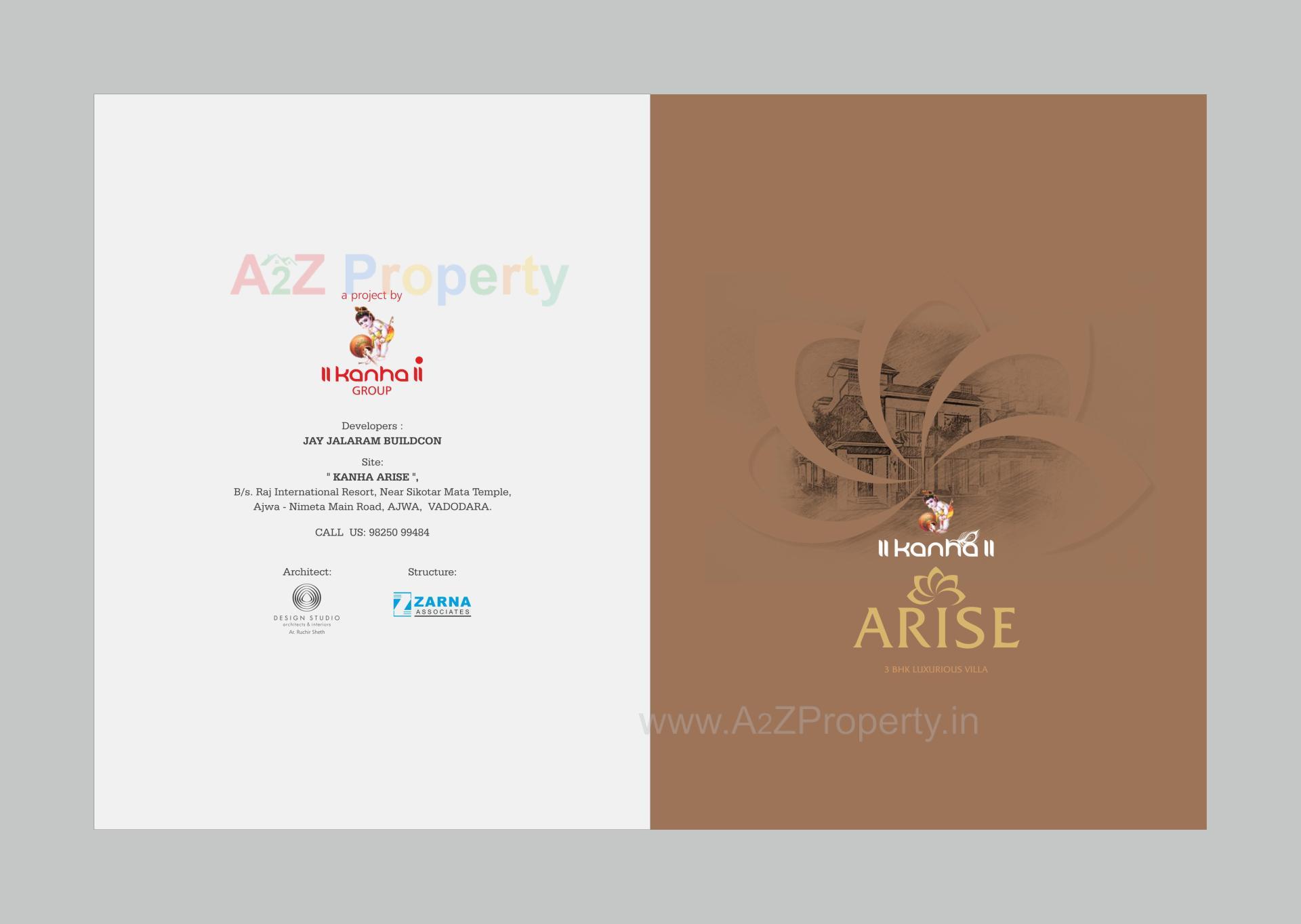  of real estate project Kanha Arise located at Nimetha, Vadodara, Gujarat