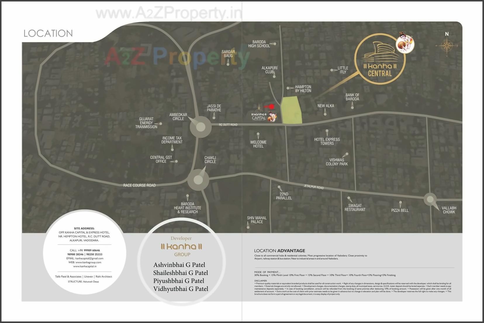  of real estate project Kanha Central located at Kasba, Vadodara, Gujarat