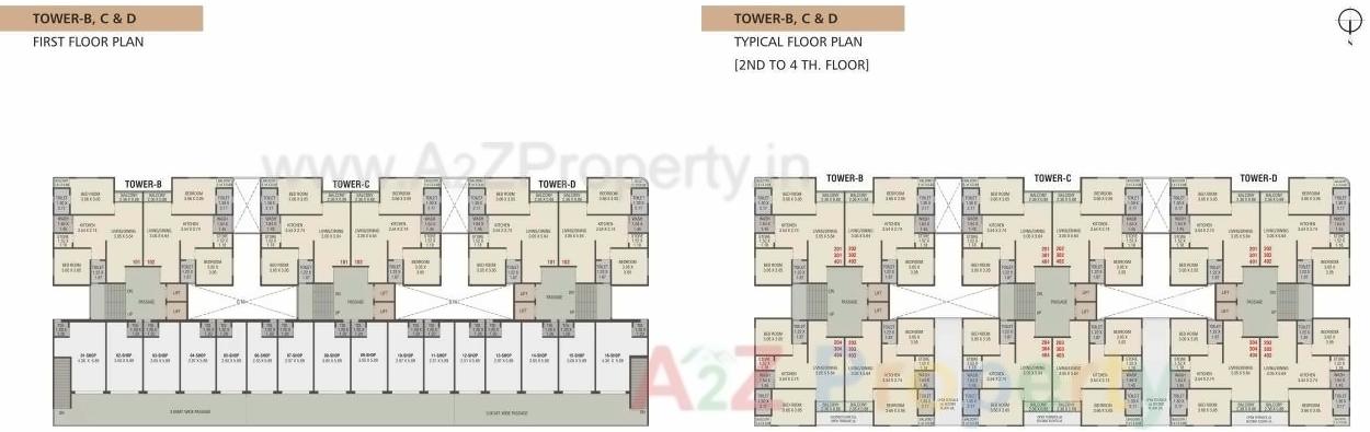 Layout of real estate project Kanha Dreamland located at Bapod, Vadodara, Gujarat