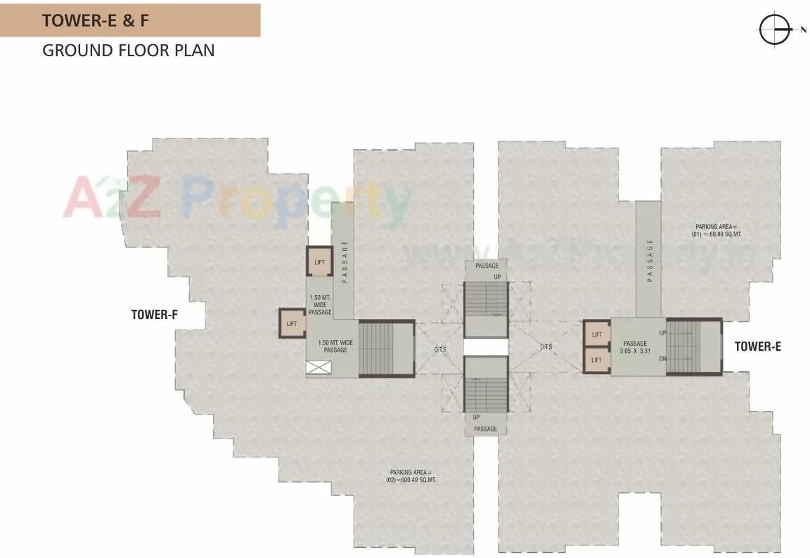 Layout of real estate project Kanha Dreamland located at Bapod, Vadodara, Gujarat