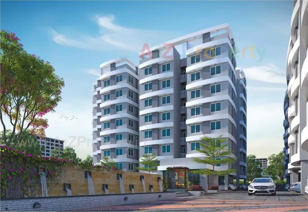 3D Elevation of real estate project Kanha Dreamland located at Bapod, Vadodara, Gujarat