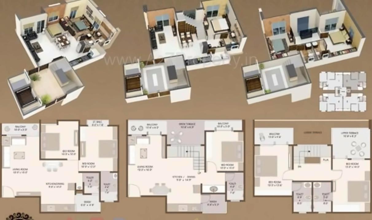 Layout of real estate project Kanha Icon located at Kapurai, Vadodara, Gujarat