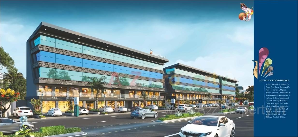 3D Elevation of real estate project Kanha Nirmal located at Tarsali, Vadodara, Gujarat