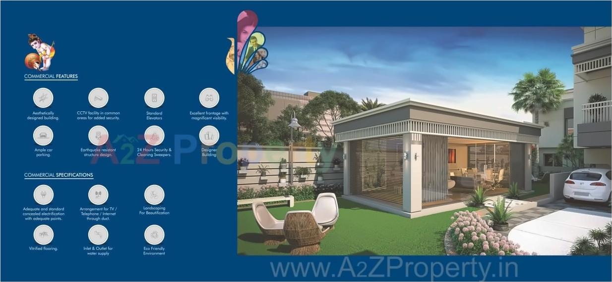 3D Elevation of real estate project Kanha Nirmal located at Tarsali, Vadodara, Gujarat