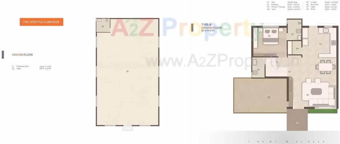 Layout of real estate project Karma Lifestyle located at Vadodara, Vadodara, Gujarat