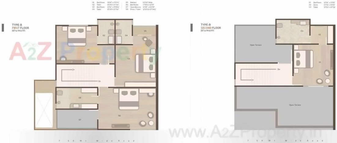 Layout of real estate project Karma Lifestyle located at Vadodara, Vadodara, Gujarat