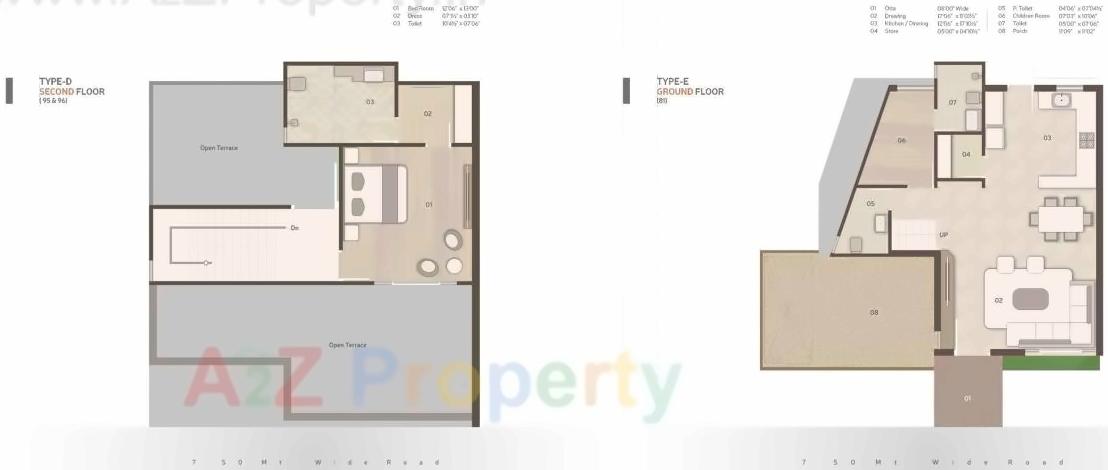 Layout of real estate project Karma Lifestyle located at Vadodara, Vadodara, Gujarat