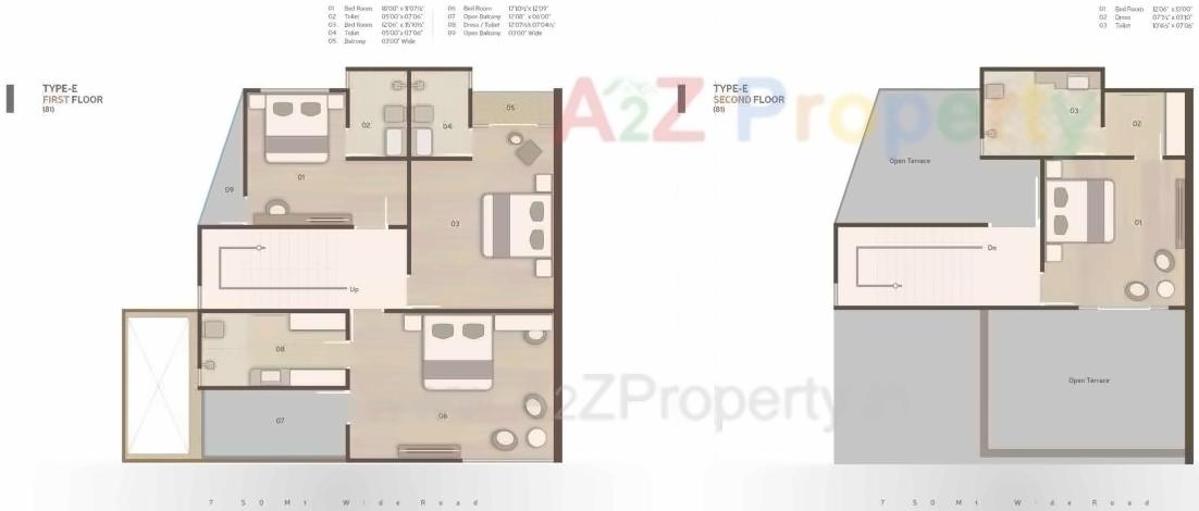 Layout of real estate project Karma Lifestyle located at Vadodara, Vadodara, Gujarat