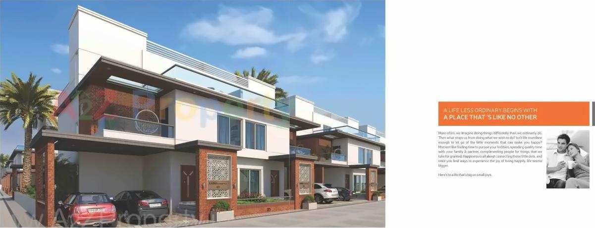 3D Elevation of real estate project Karma Lifestyle located at Vadodara, Vadodara, Gujarat