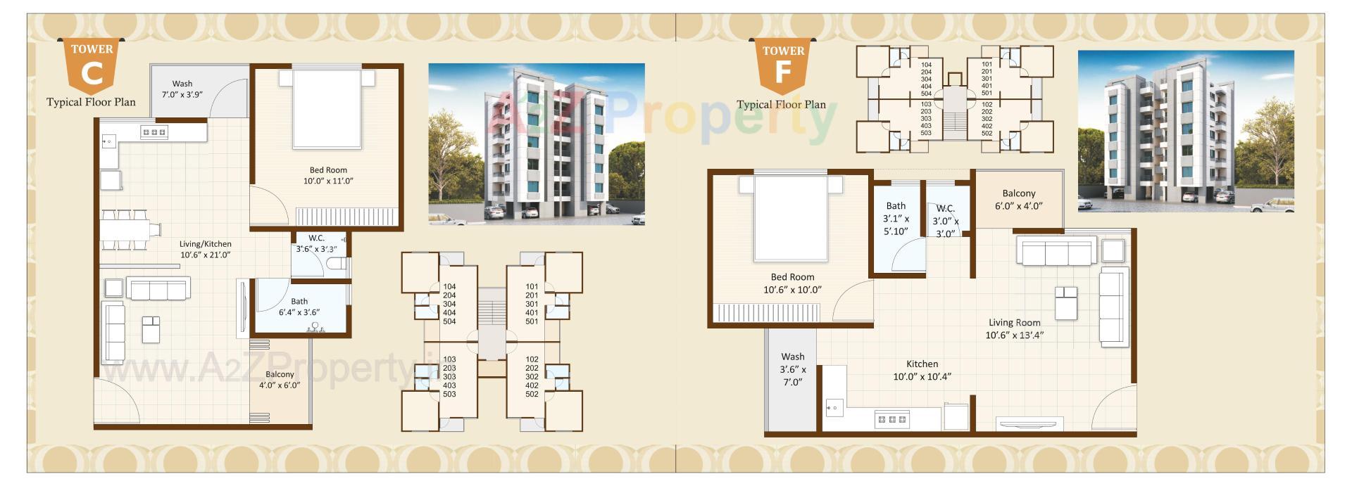Layout of real estate project Karmaa Residency located at Kasba, Vadodara, Gujarat