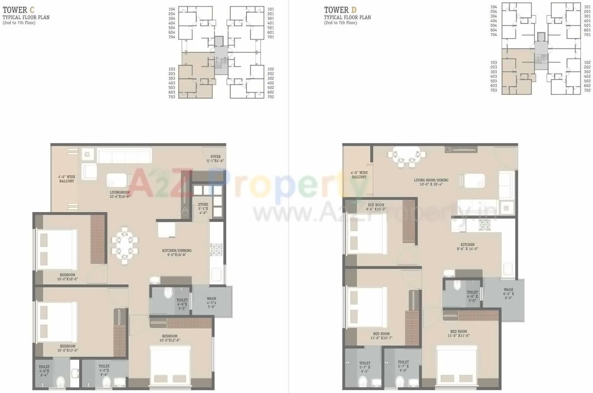 Layout of real estate project Kasper Bliss located at Bhayli, Vadodara, Gujarat