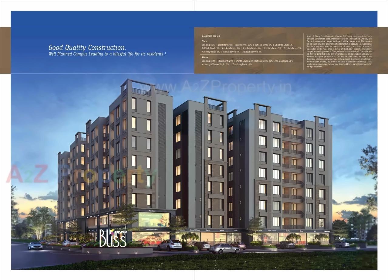 3D Elevation of real estate project Kasper Bliss located at Bhayli, Vadodara, Gujarat