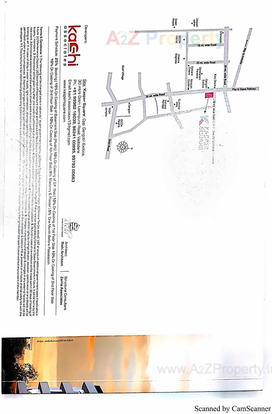  of real estate project Kasper Square located at Gotri, Vadodara, Gujarat