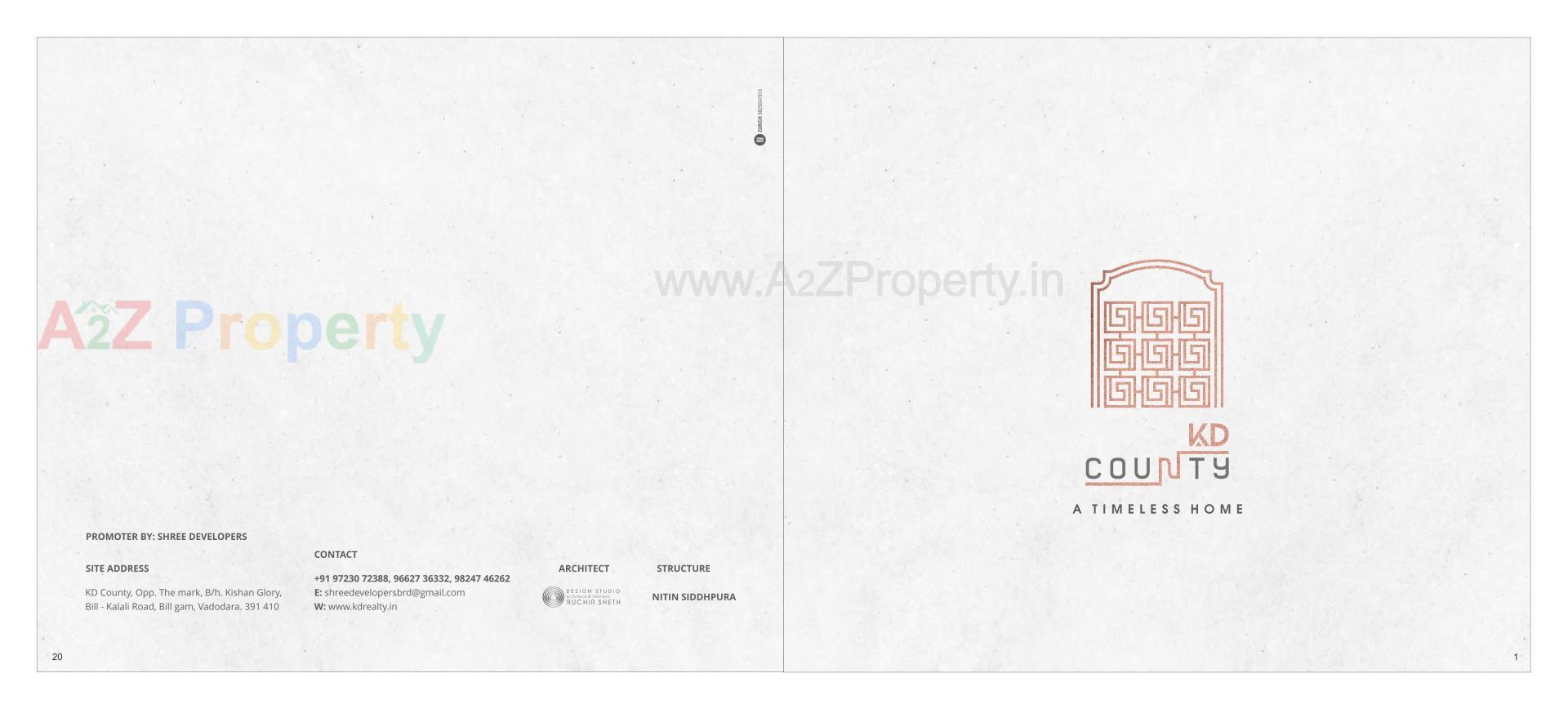  of real estate project Kd County located at Bil, Vadodara, Gujarat